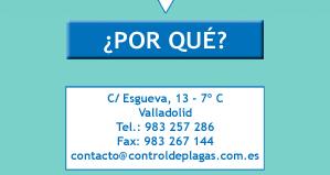Valladolid. Control de Plagas.