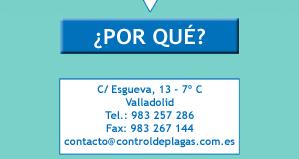 Valladolid. Control de Plagas.