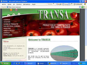 TRANSA - Tomato powder, tomato paste, pizza sauce, Cold break, Hot break, Apollo